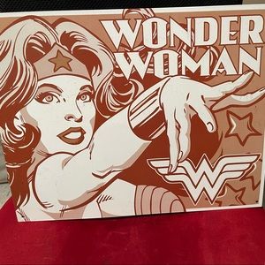 Wonder Woman tin sign
